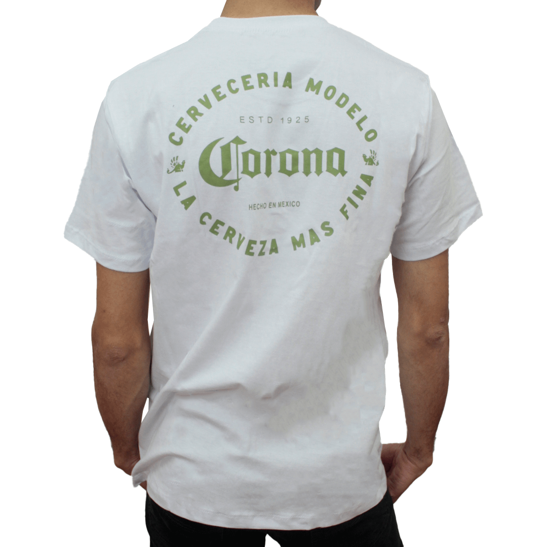 Camiseta Lettering Branca - Corona
