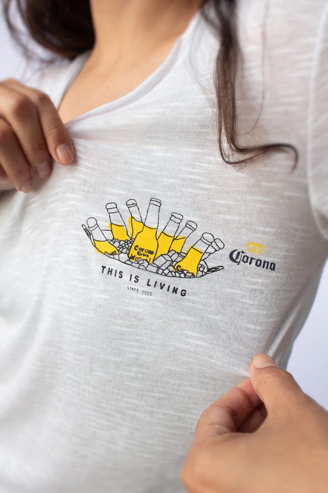 Camiseta Corona Perfect Kit Feminina P Branca